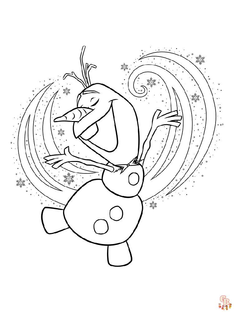 Coloriage Olaf