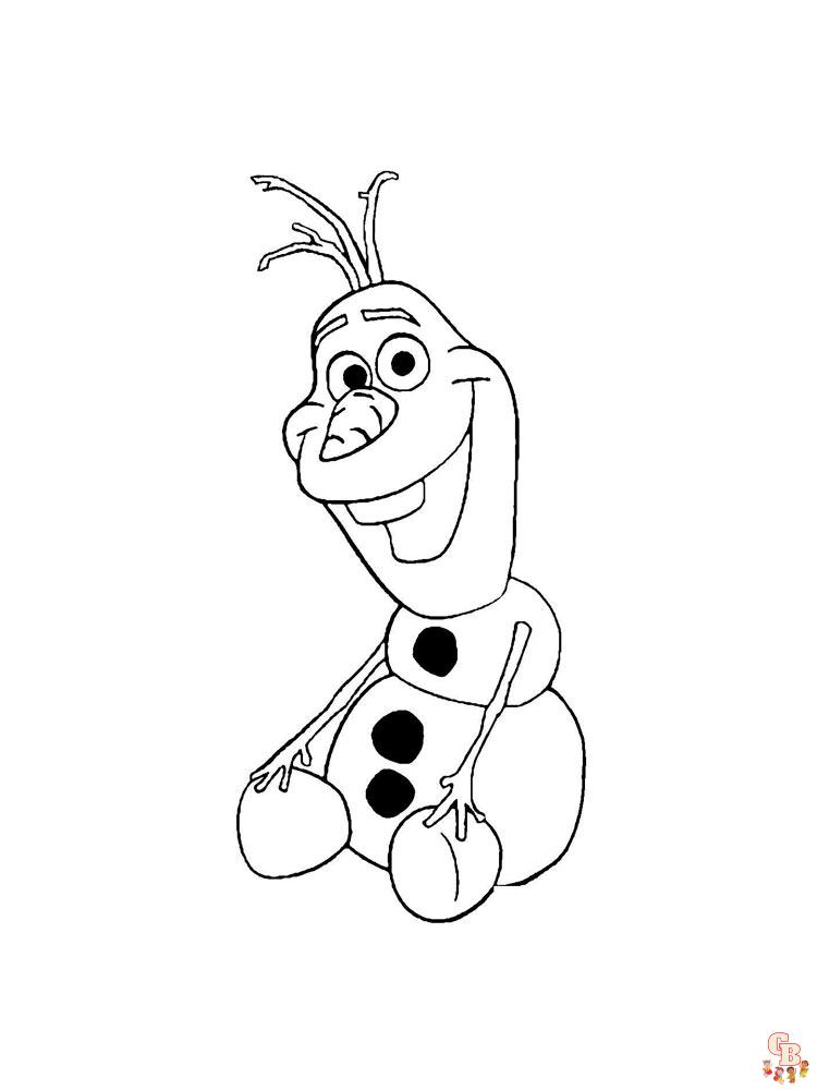 Coloriage Olaf