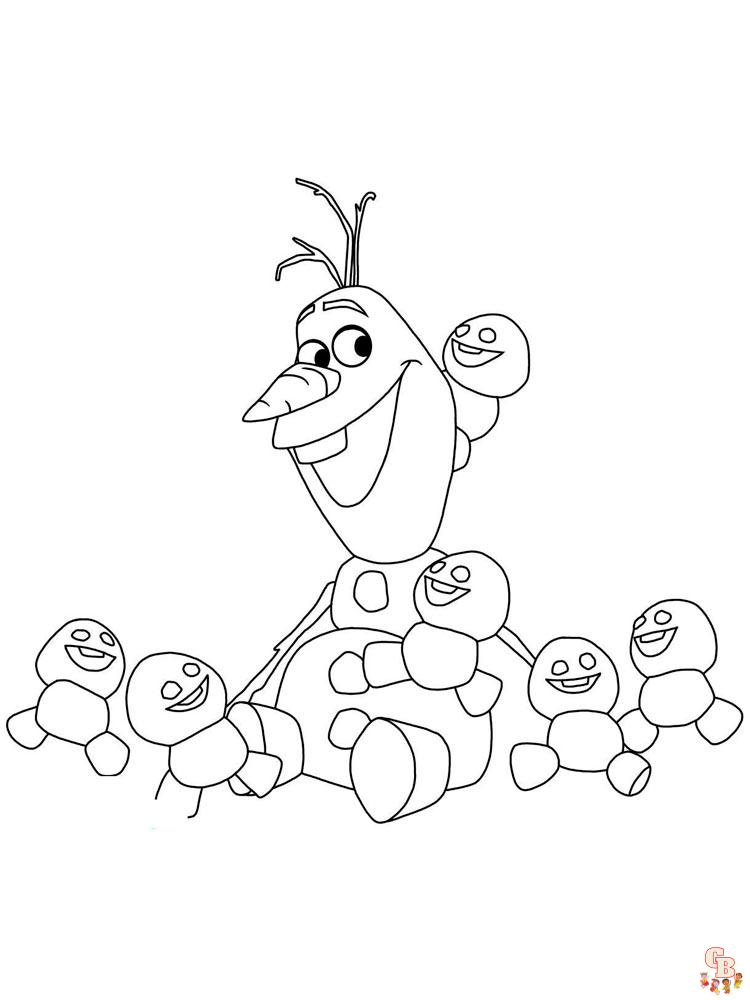 Coloriage Olaf