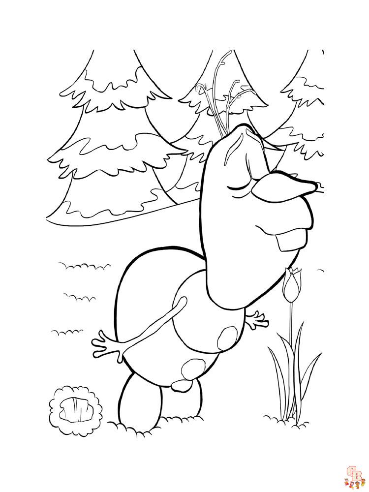 Coloriage Olaf