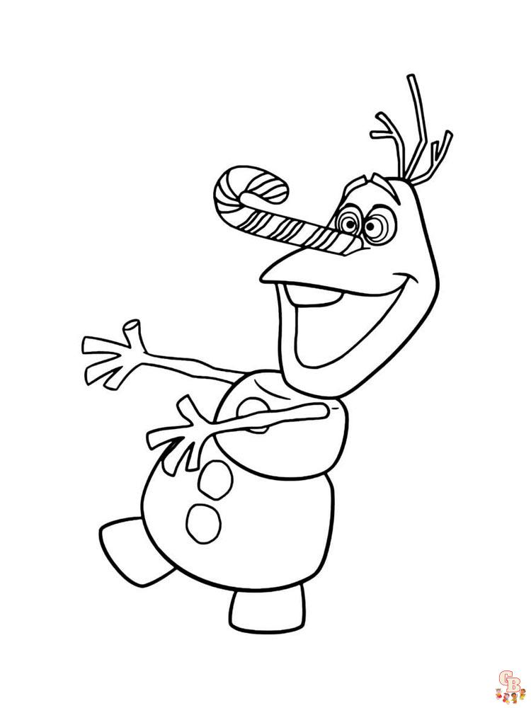 Coloriage Olaf