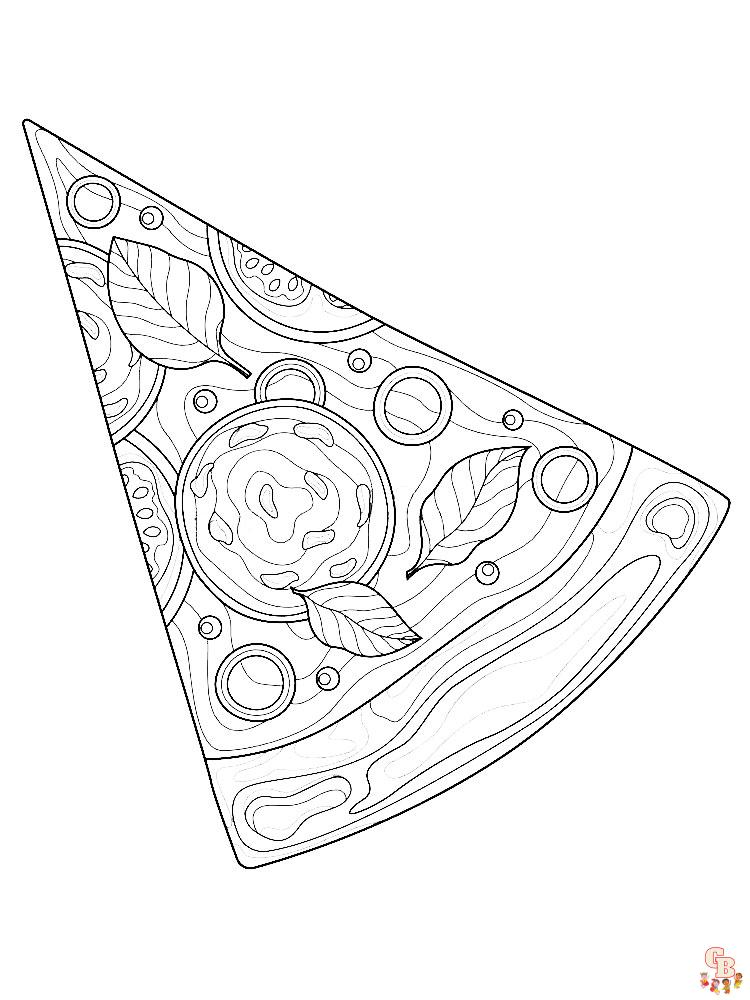 Coloriage Pizza