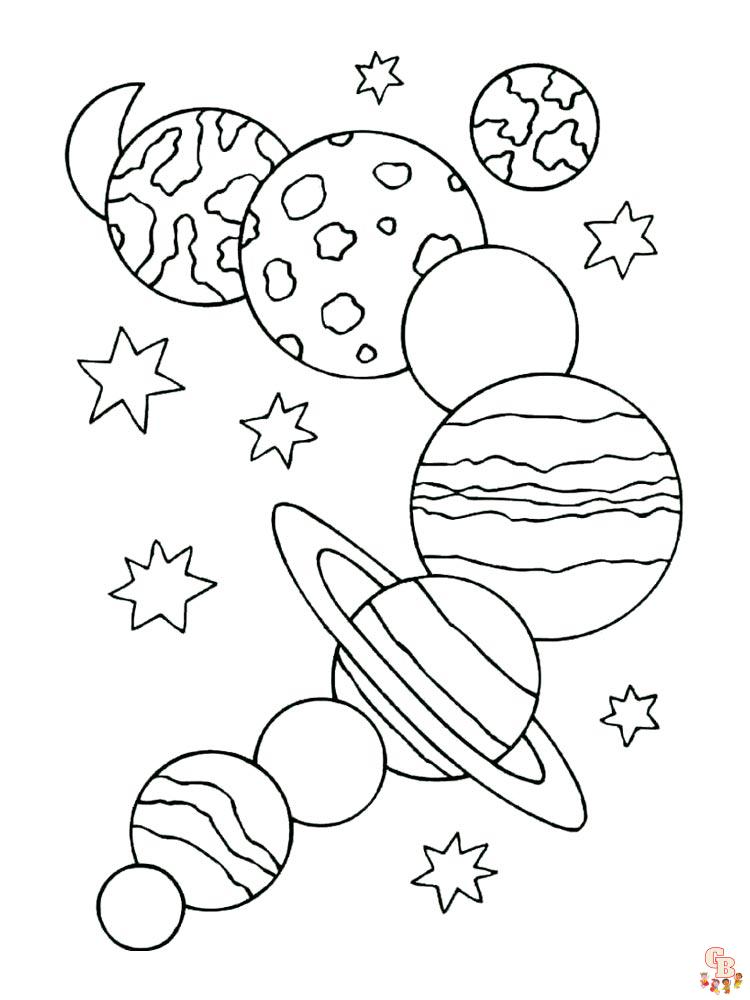 Coloriage Planete