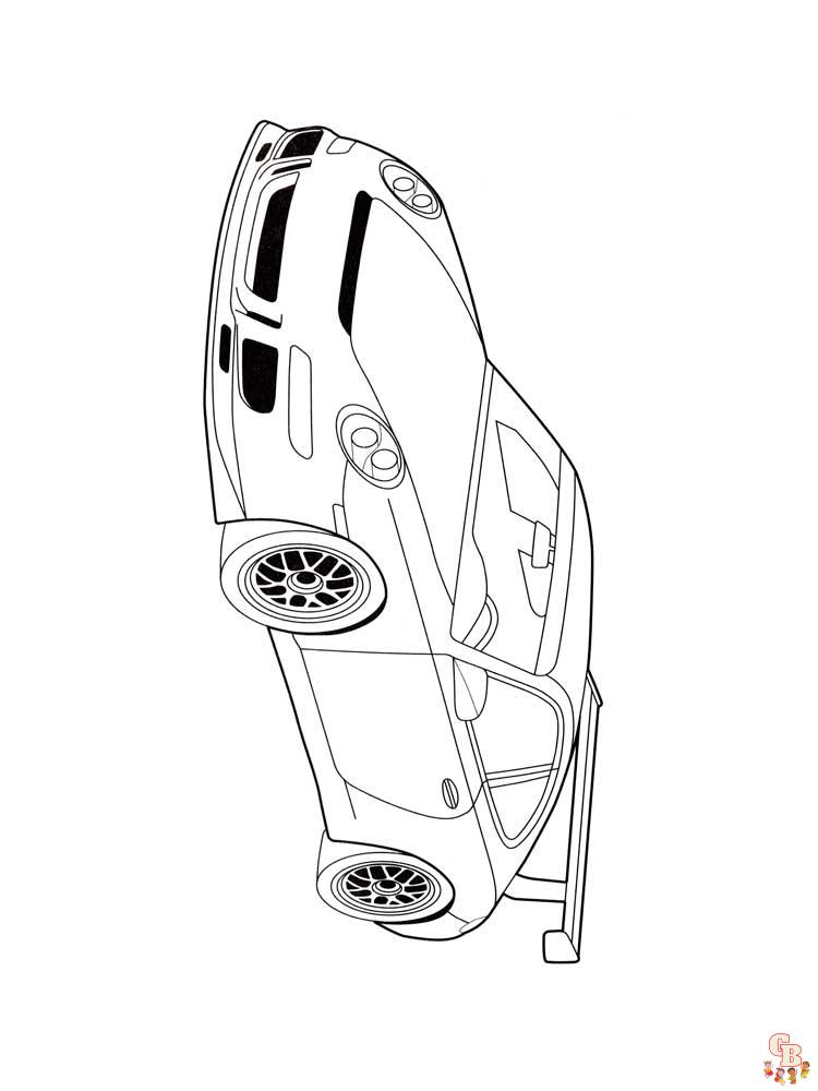 Coloriage Porsche