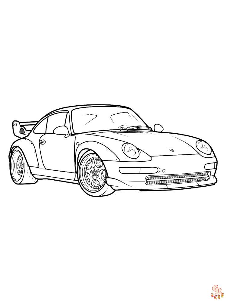 Coloriage Porsche