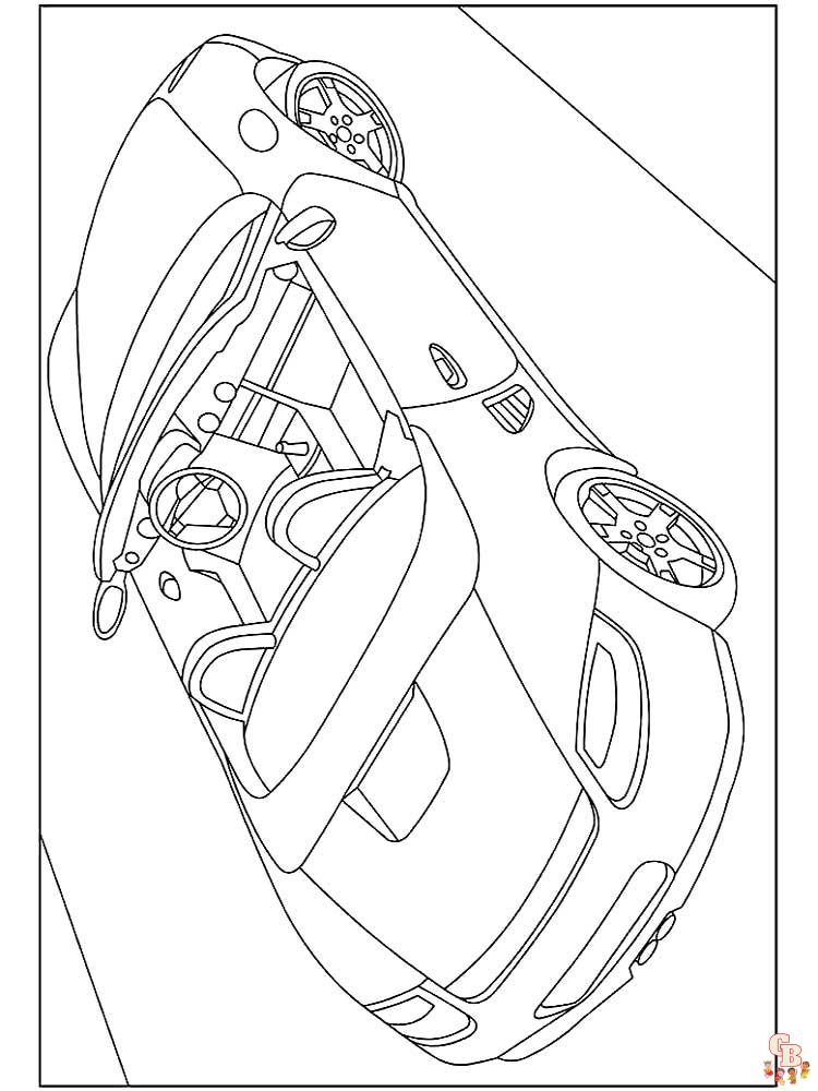 Coloriage Porsche