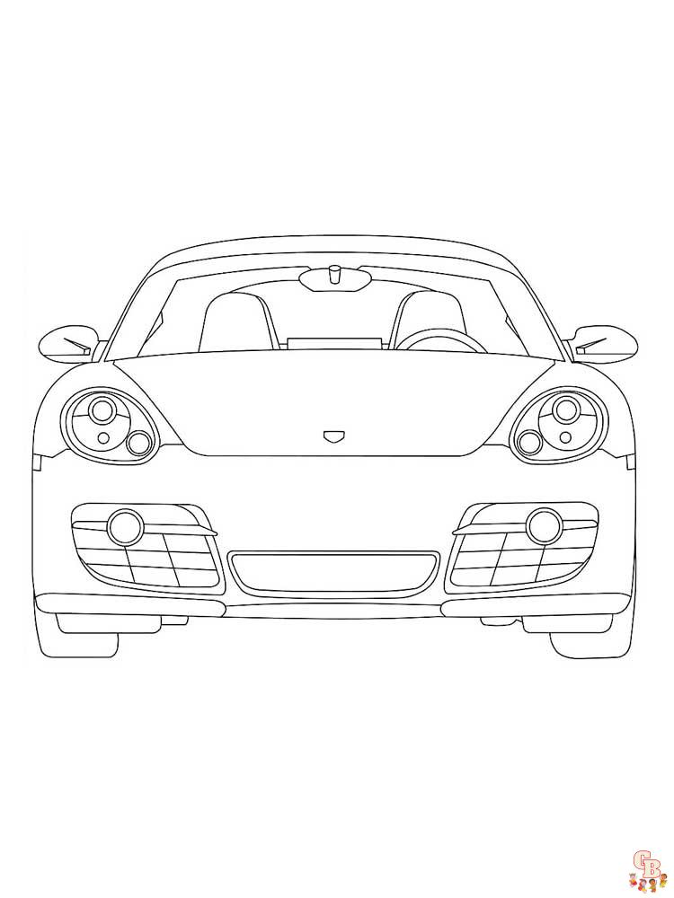 Coloriage Porsche