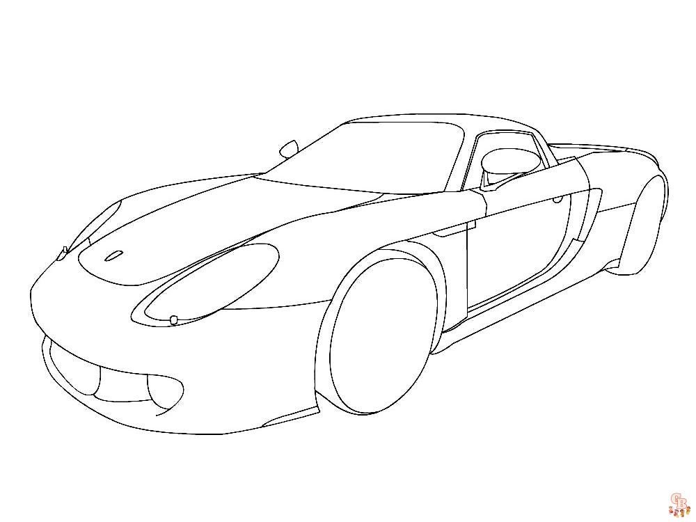 Coloriage Porsche