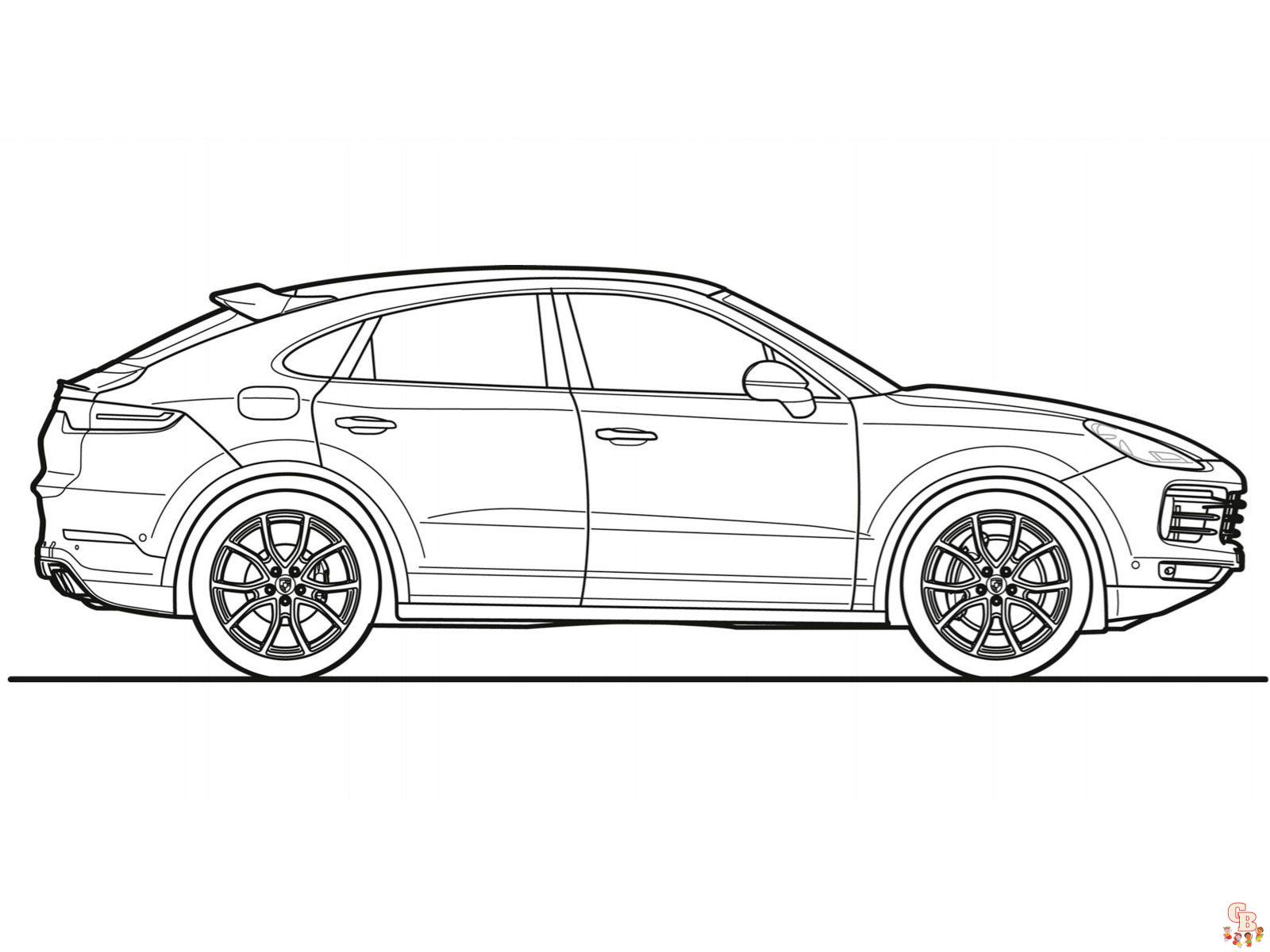 Coloriage Porsche