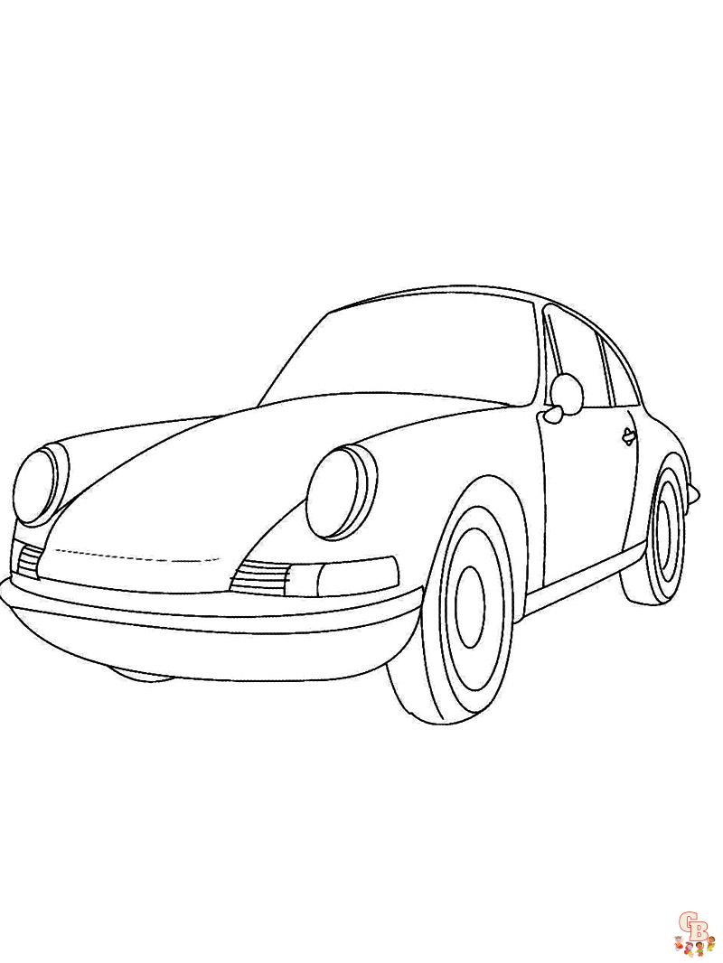 Coloriage Porsche