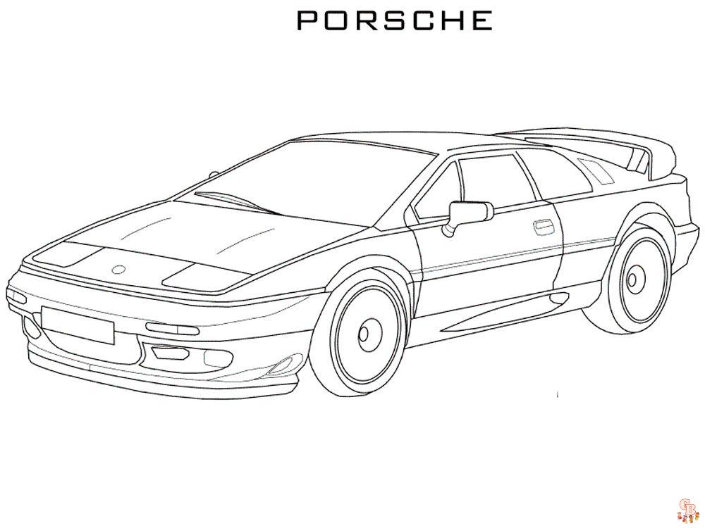 Coloriage Porsche