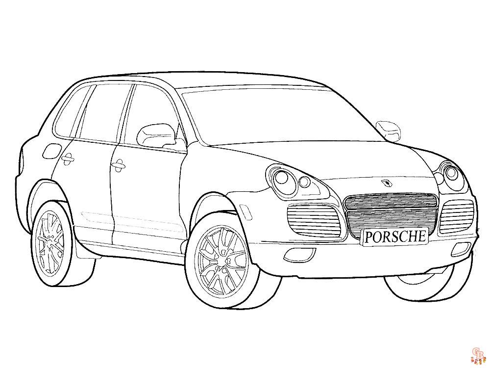 Coloriage Porsche