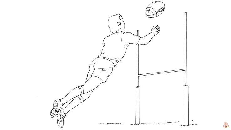 Coloriage Rugby