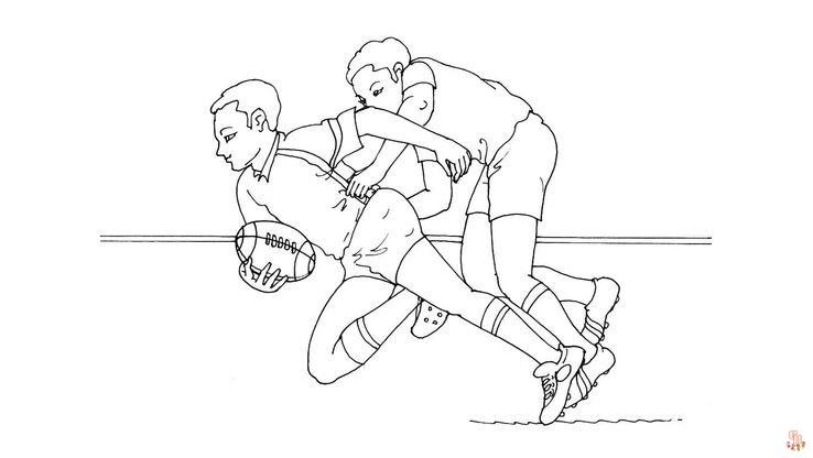 Coloriage Rugby