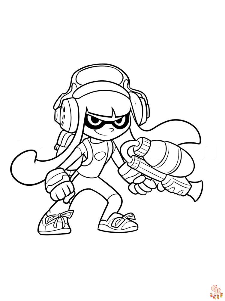 Coloriage Splatoon