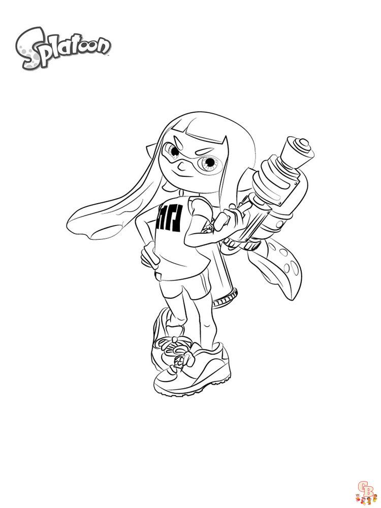 Coloriage Splatoon