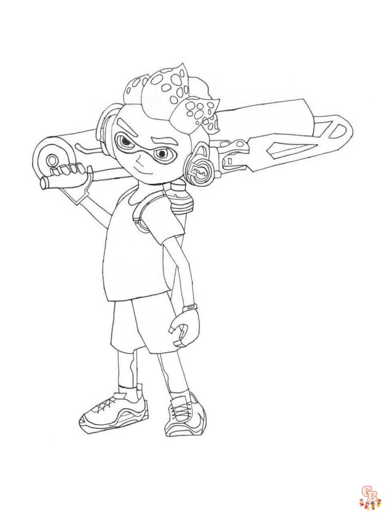 Coloriage Splatoon