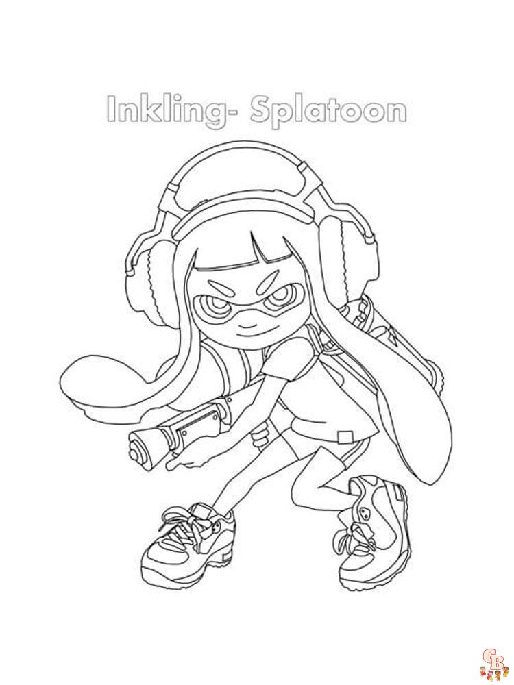 Coloriage Splatoon