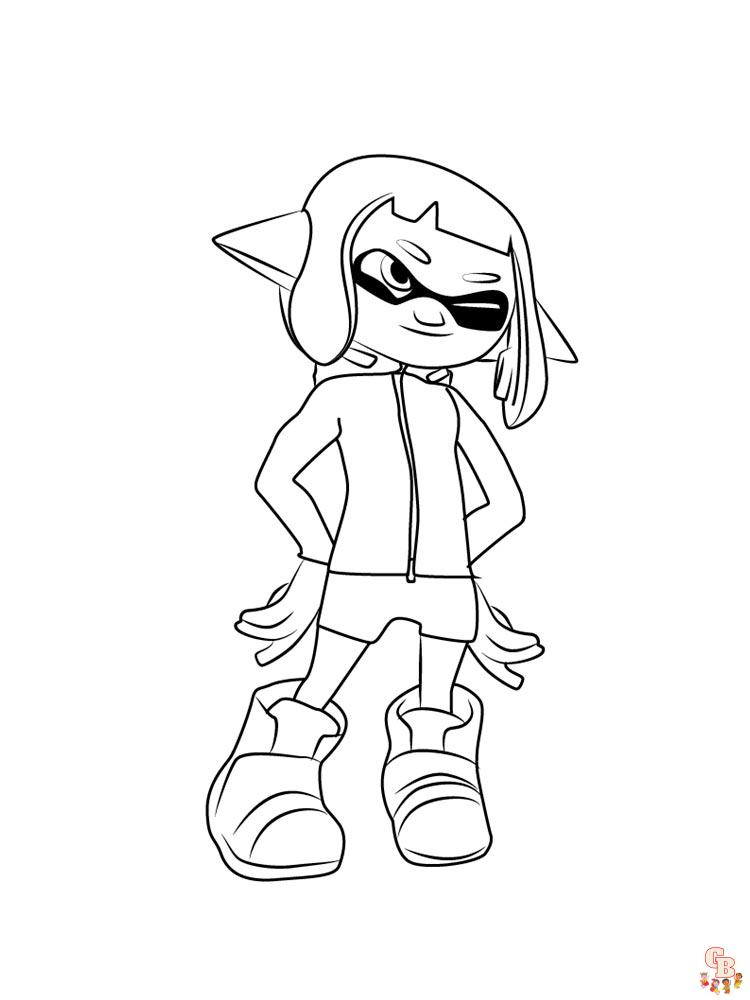 Coloriage Splatoon