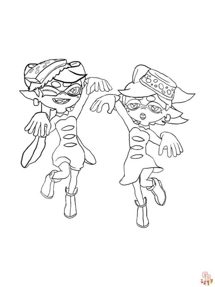 Coloriage Splatoon