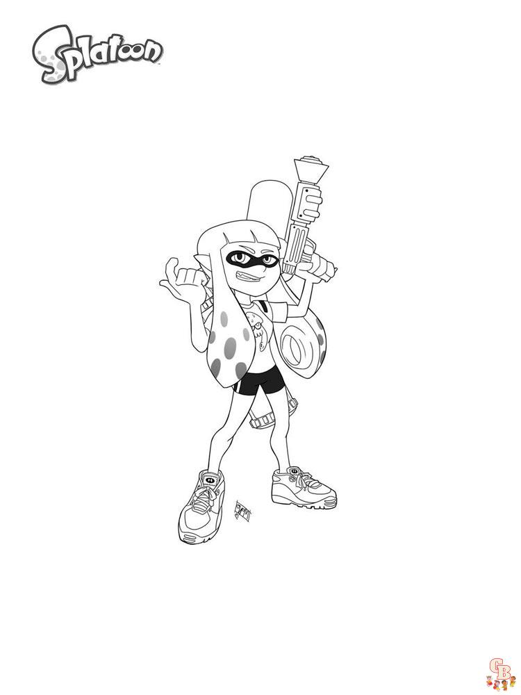 Coloriage Splatoon