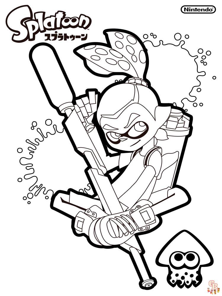 Coloriage Splatoon