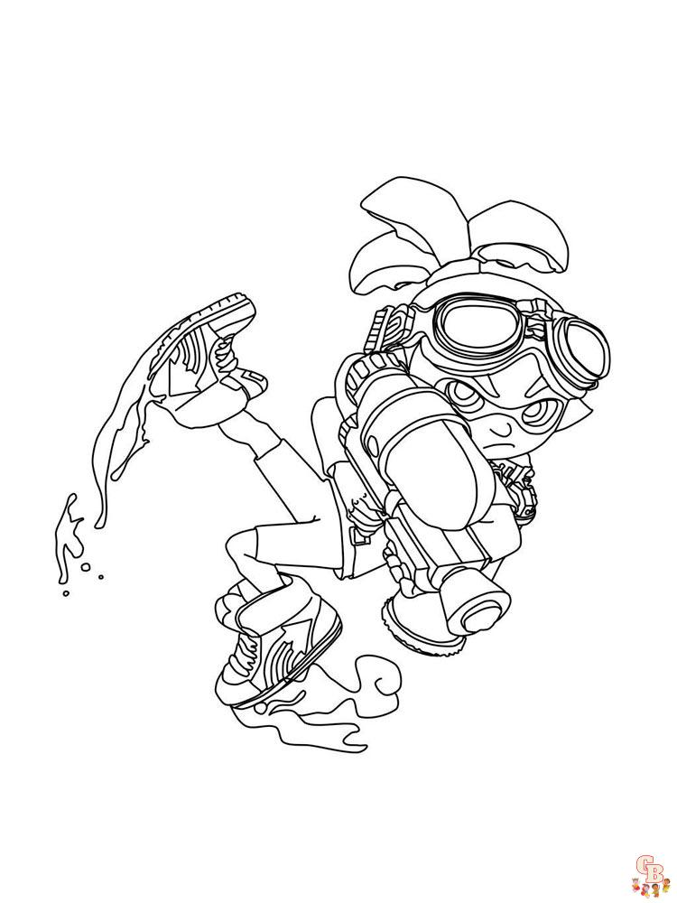 Coloriage Splatoon