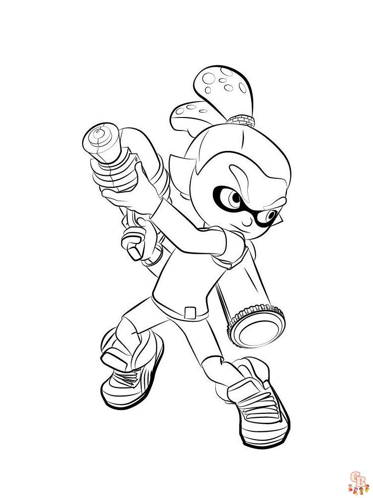 Coloriage Splatoon