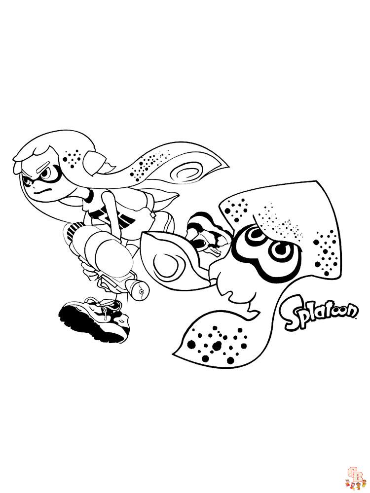 Coloriage Splatoon