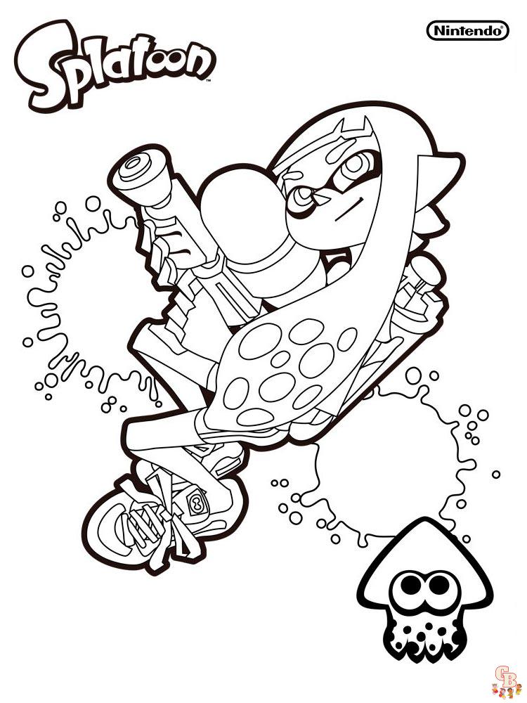 Coloriage Splatoon