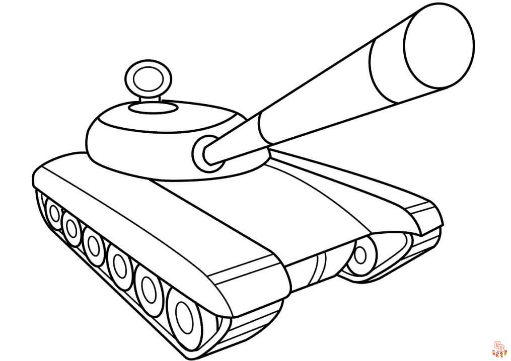 Coloriage Tank