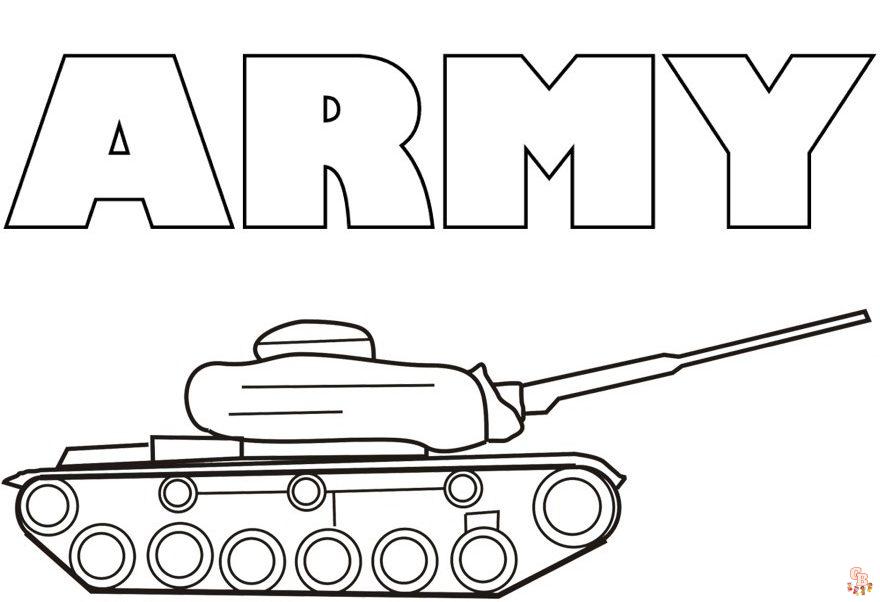 Coloriage Tank