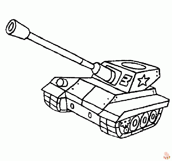 Coloriage Tank