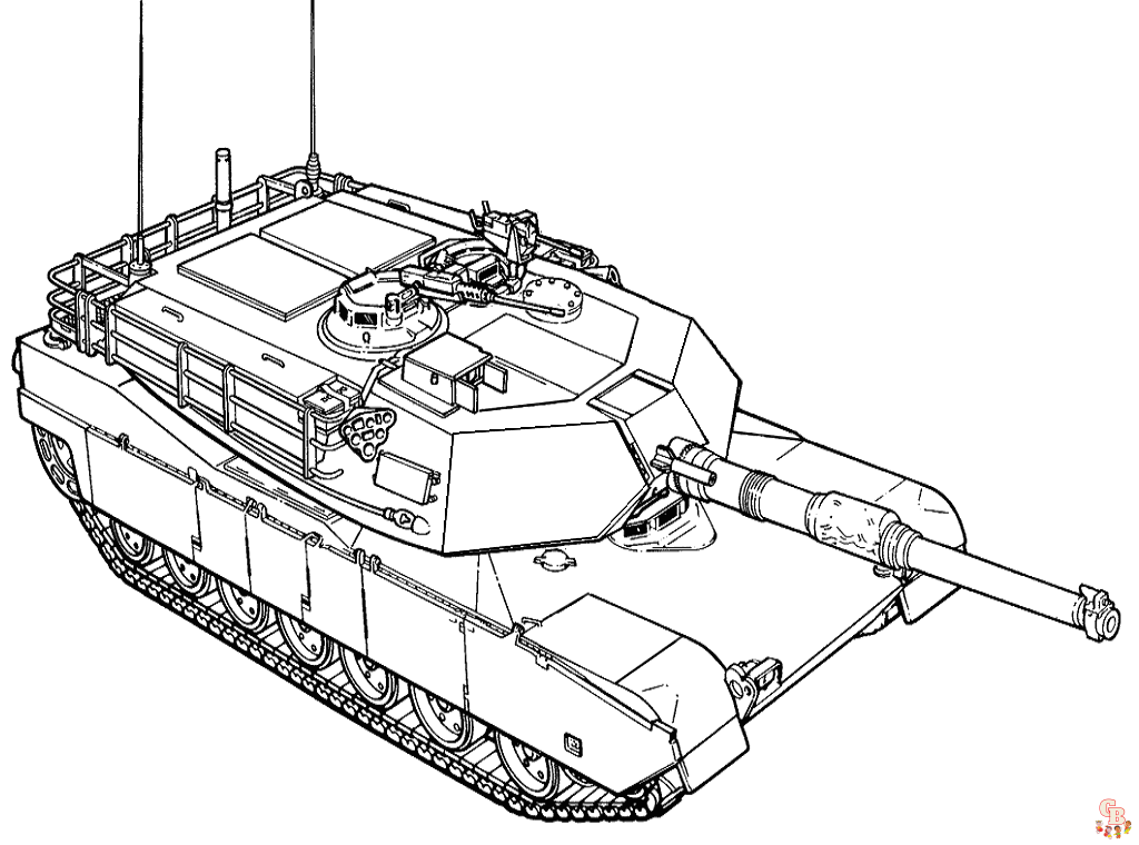 Coloriage Tank