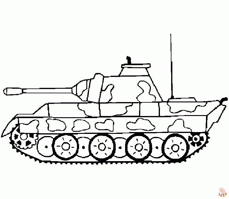 Coloriage Tank