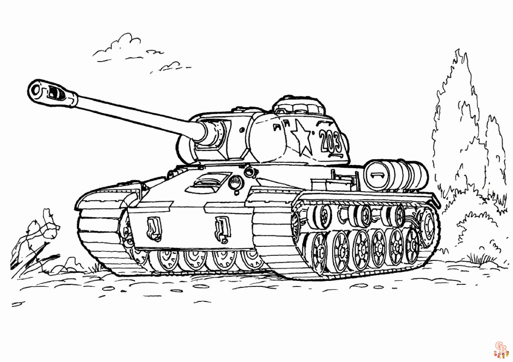 Coloriage Tank