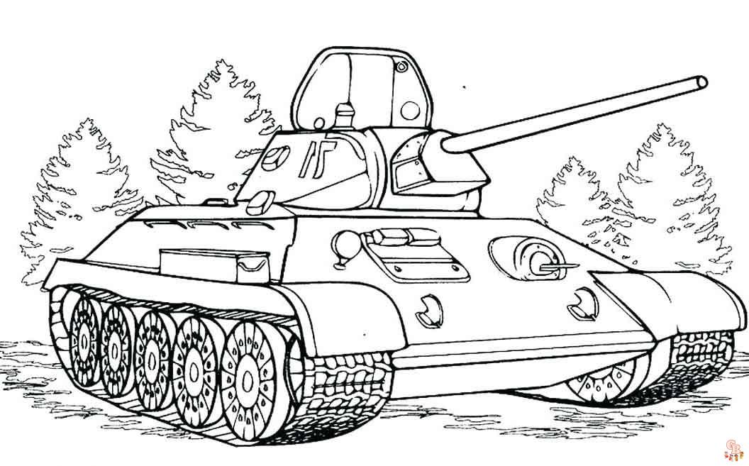 Coloriage Tank