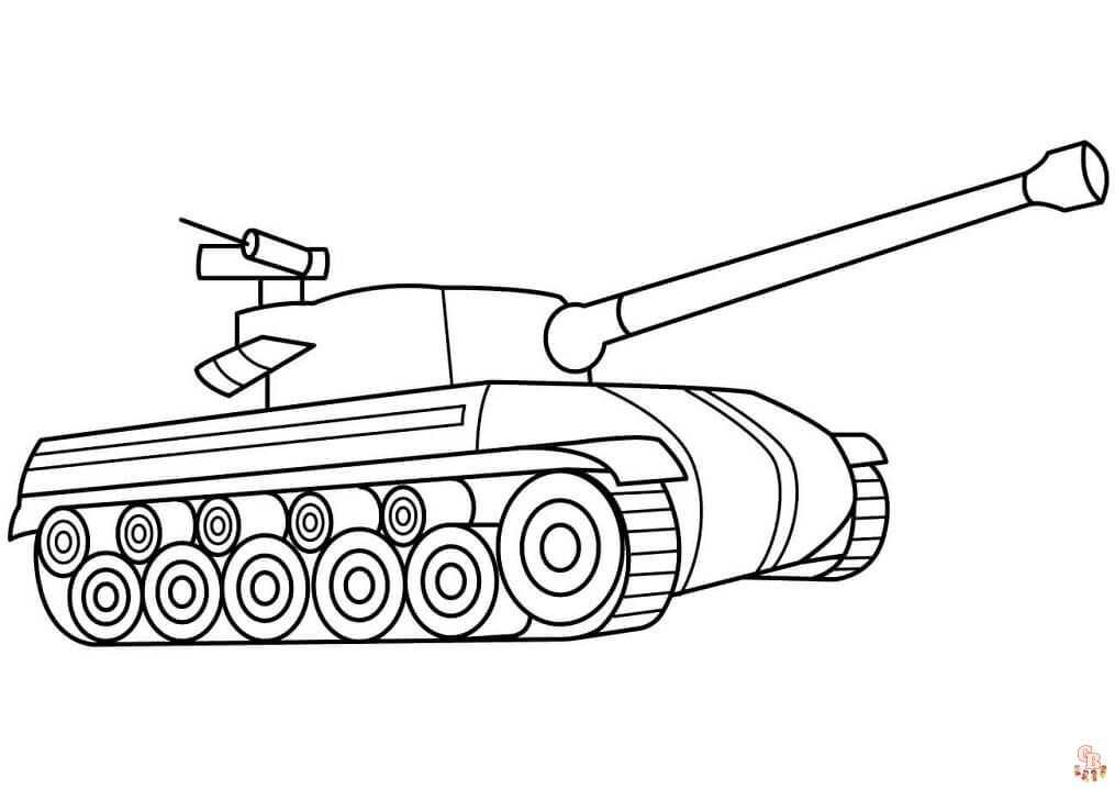 Coloriage Tank