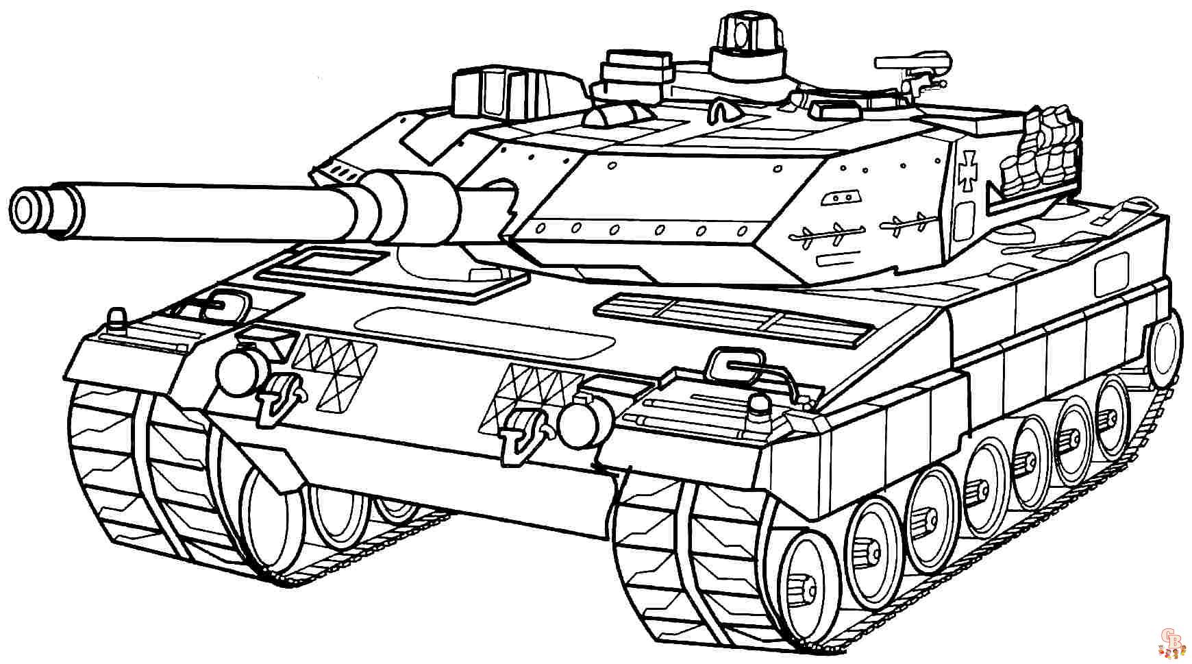 Coloriage Tank