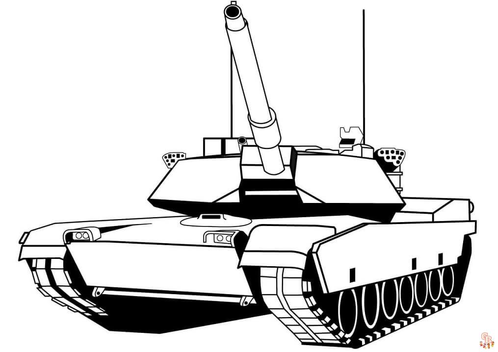 Coloriage Tank