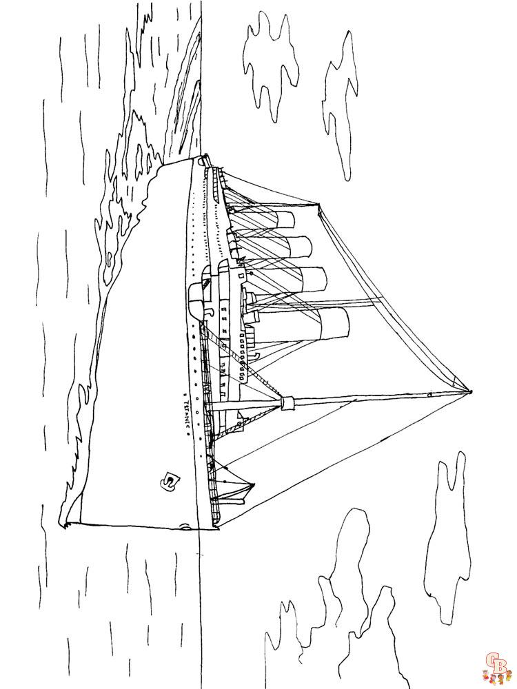 Coloriage Titanic