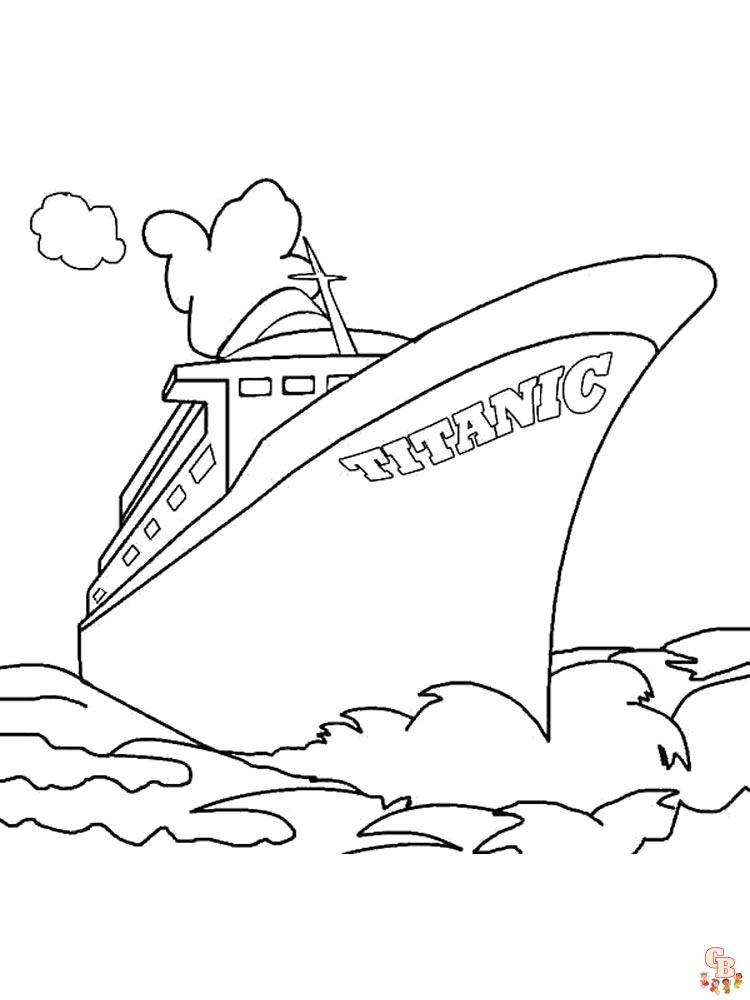 Coloriage Titanic