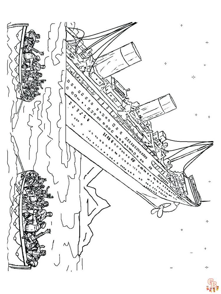 Coloriage Titanic