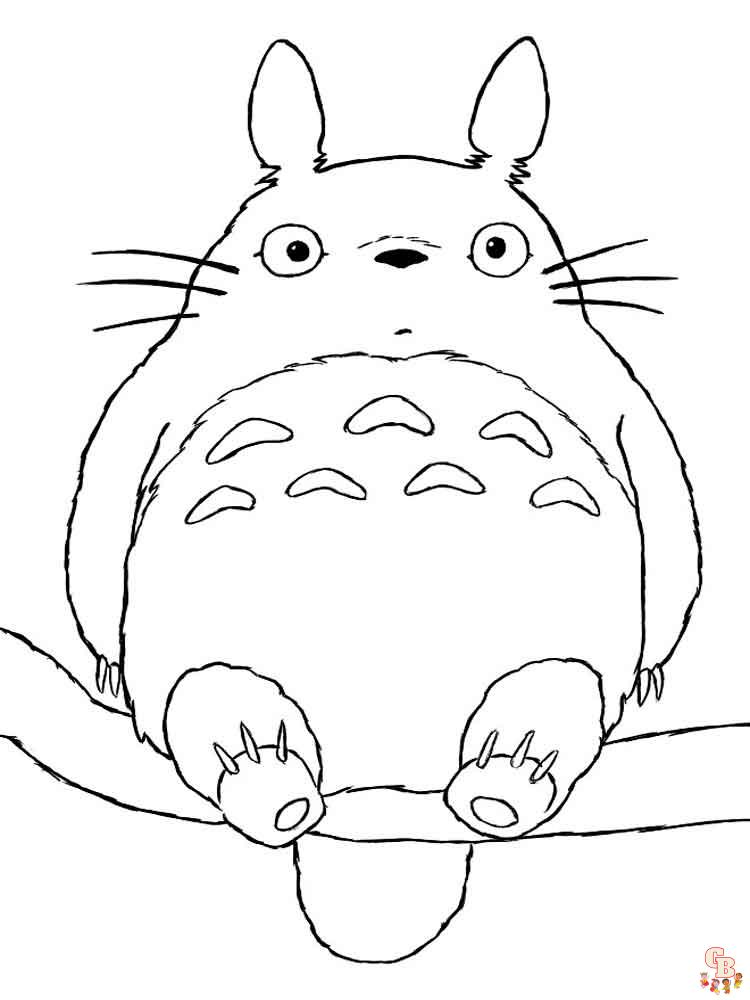 Coloriage Totoro