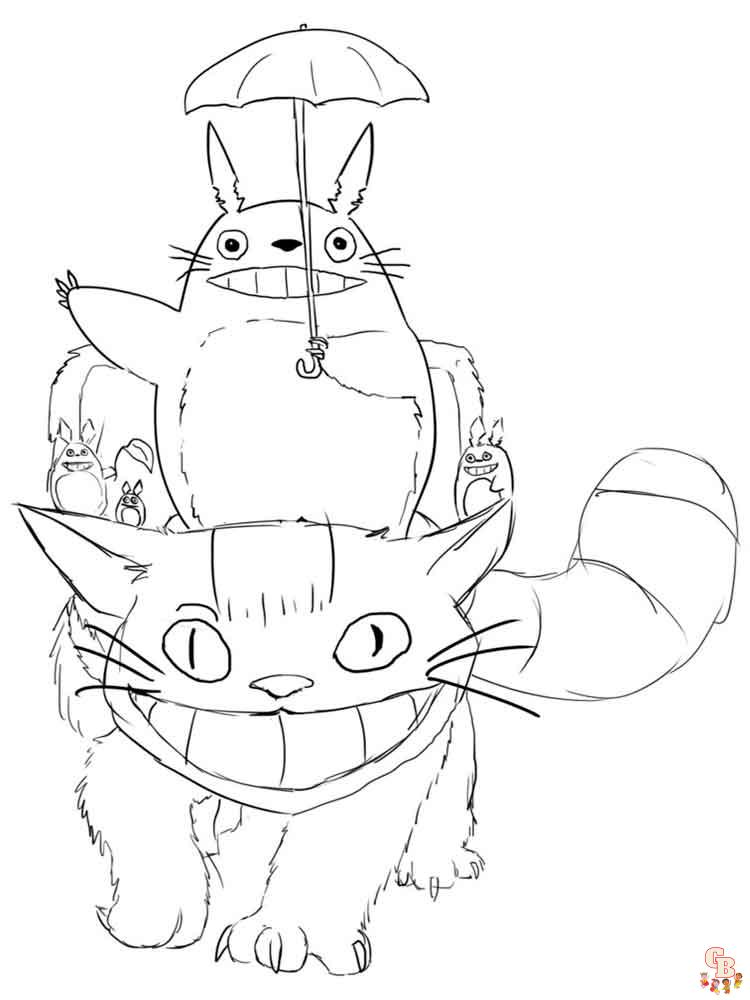 Coloriage Totoro