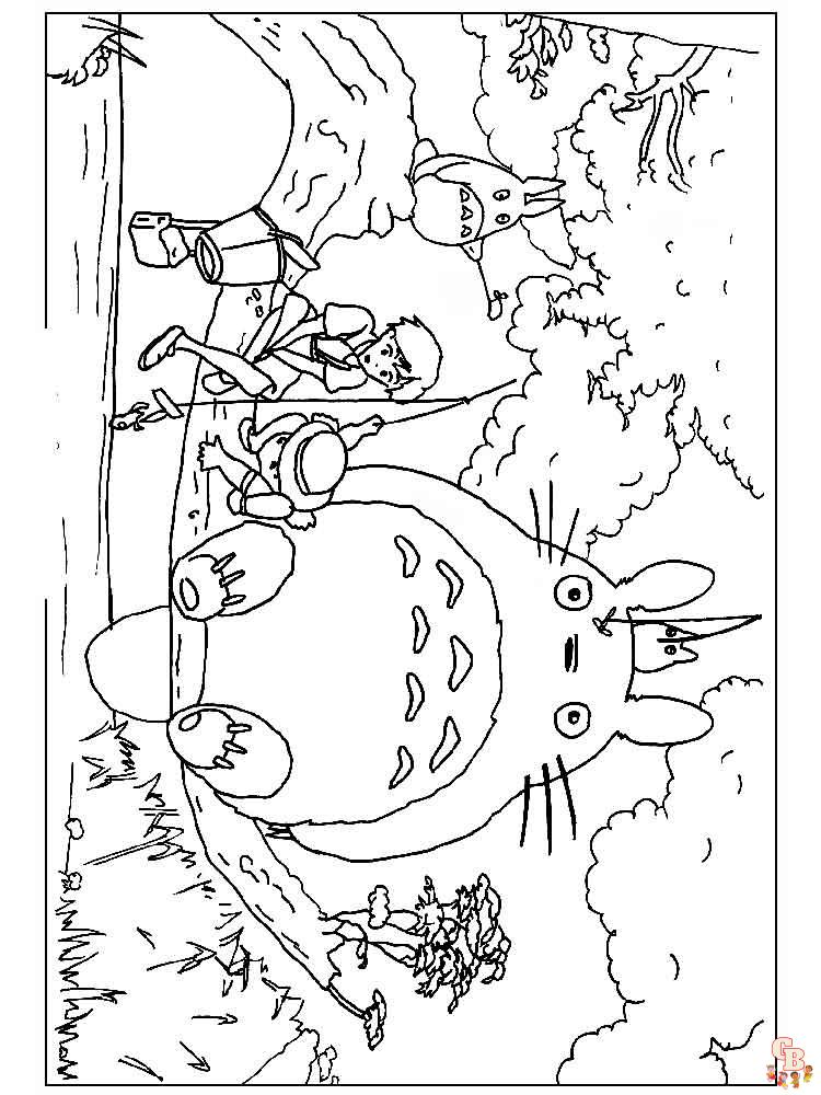 Coloriage Totoro