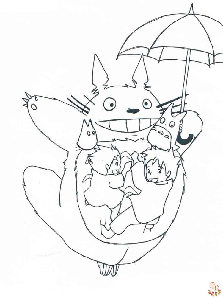 Coloriage Totoro