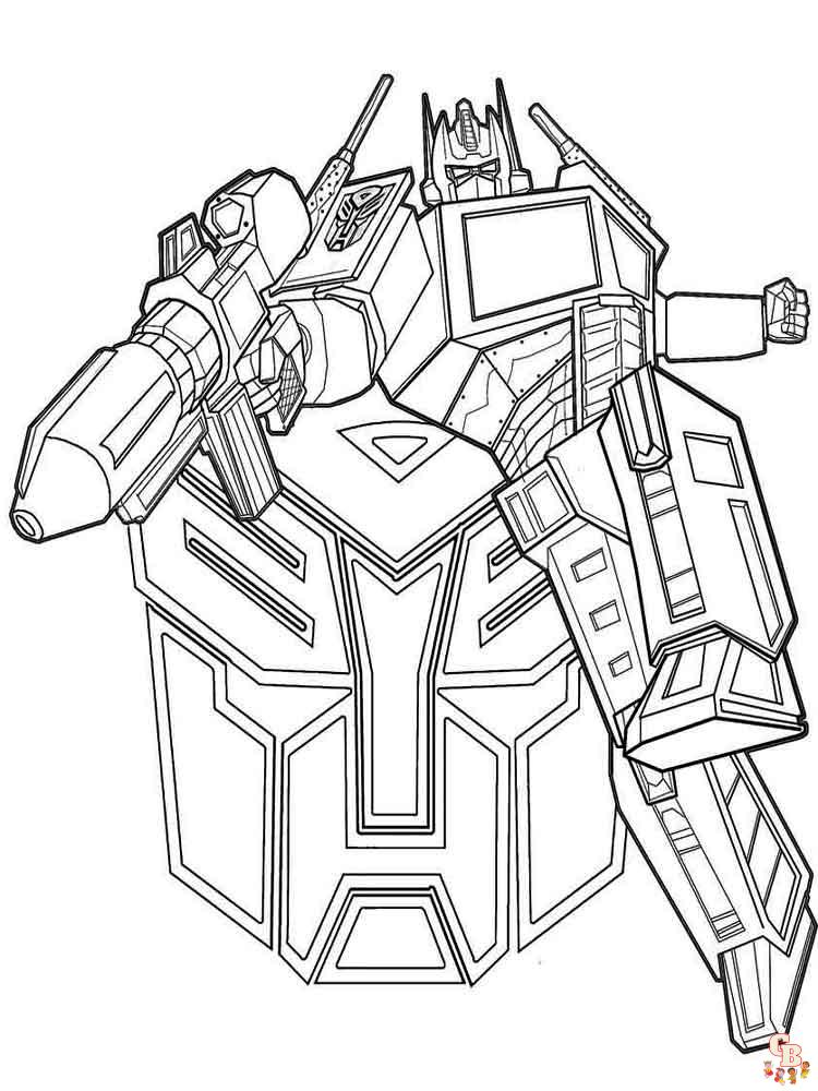 Coloriage Transformers