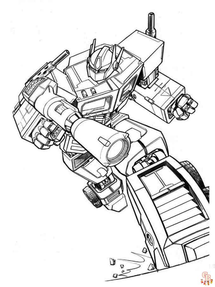 Coloriage Transformers