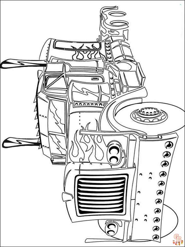 Coloriage Transformers